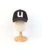 Yunibeosyeolkemiseuteuli Bold U Black Ballcap Washed Ballcap