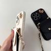Crossbody Card Slot Bag Holder Phone Case for Iphone 17 Pro Max Air 16 15 14 13 12 11 Pro Max XR XS 7 8 Plus Silicone Cover