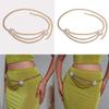 Artificial Pearl Stylish Flower Metal Waist Chain For Women Casual Or Use Formal