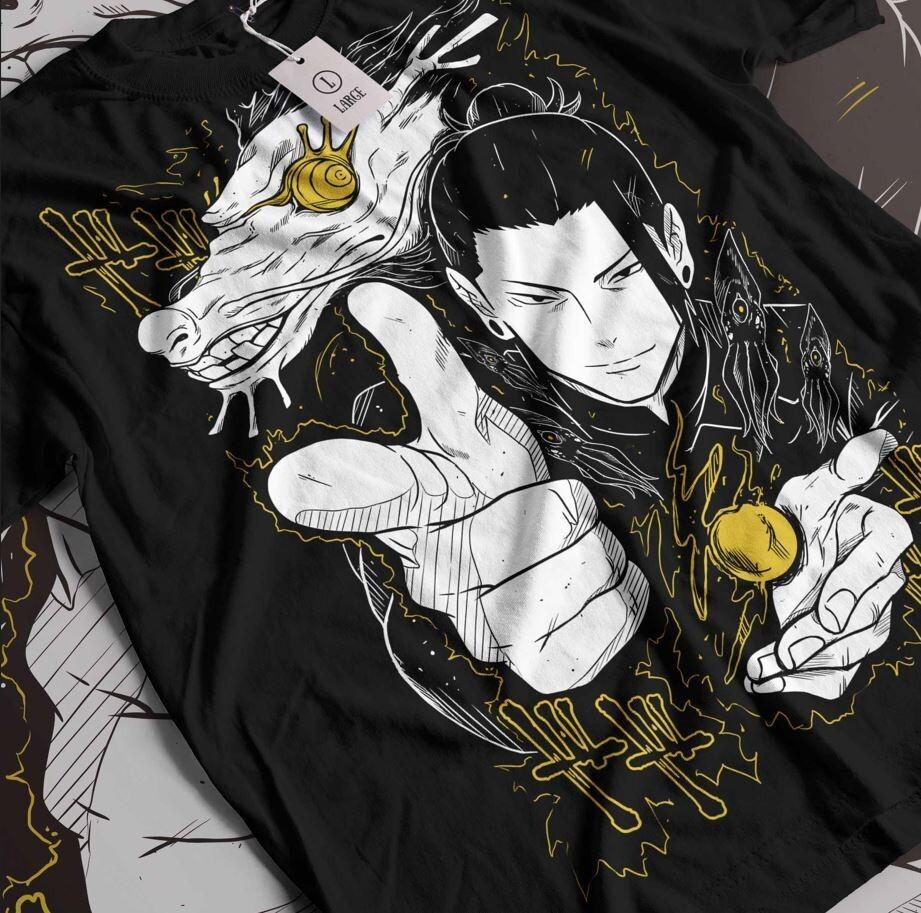 

Geto T-shirt Jujutsu Kaisen Suguru Gojo Satoru JJK Girl Horror Anime All Sizes XL