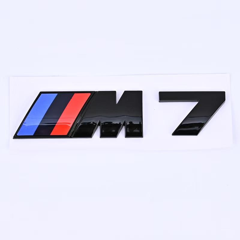 

The new ABS logo sticker has been modified to silver/black, suitable for BMW M-series M1 M2 M3 M4 M5 M6 M7 rear trunk standard