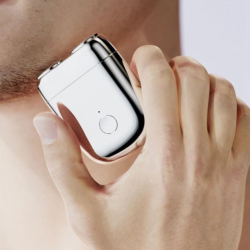 Mini Electric Shaver For Men Pocket Rechargeable Portable Magnetic Trimmer Face Beard Razors Hair Trimmer Shaver