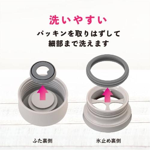 Atlas 360ml Double Stainless Steel Water Bottle, Insulated for Hot and Cold Water, Gray, SS-350GY