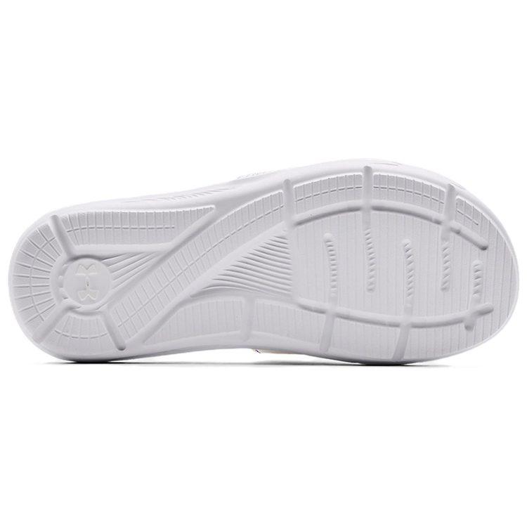Under Armour Ignite 6 Graphic Footbed Slide 'White Blitz Red' Women's 3023767-108