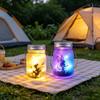 Creative Solar Mason Jar Cap Cap Light String 20 LED Waterproof Fairy Firefly Jar Lid Lights for Patio Garden Wedding Decoration