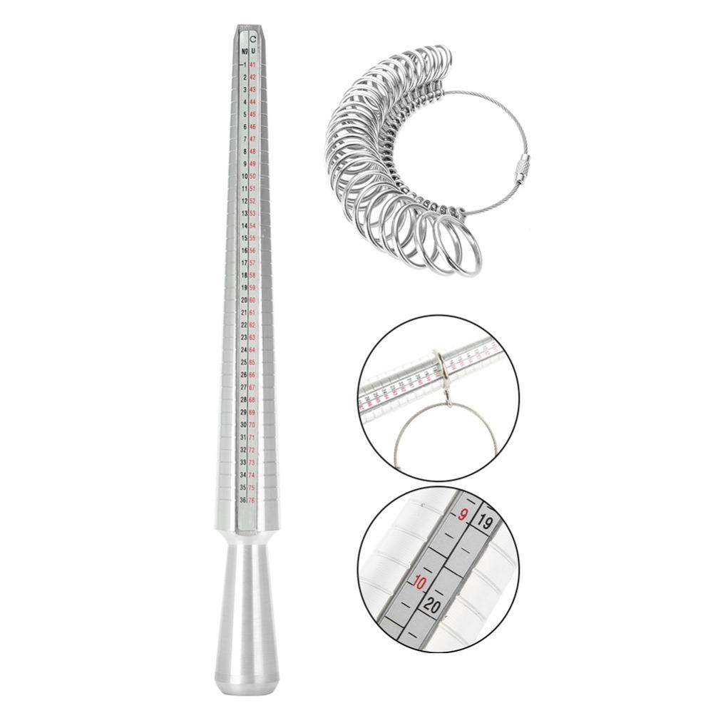 UK Size Measurement Ring Mandrel Stick Dual Measurement Jewelry Measuring Tool  Ring Wedding
