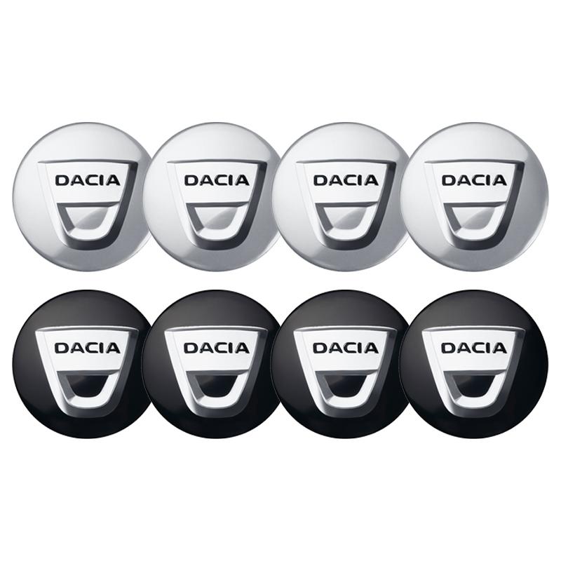 AAYE1 4pcs 56MM Car Wheel Center Cover Stickers Hub Cap Decal For Renault DACIA Fluence 2 Scenic Duster Logan Clio Trafic Zoe Duster