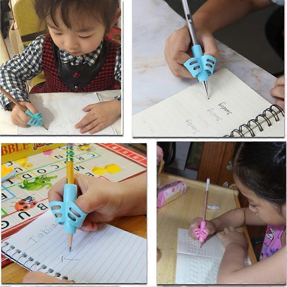 (3 PCS)Pencil Grips for Kids Handwriting Pencil Gripper Pencil Holder Posture Correction Training Writing AIDS for Preschooler Kids Toddler Children S