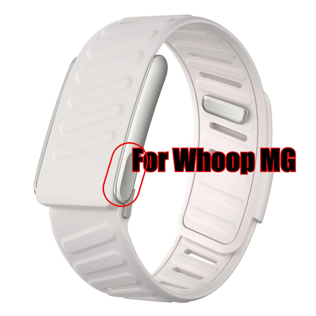 For WHOOP MG / WHOOP 5.0 Breathable Wrist Band Soft Slicone Sweatproof Adjustablle Rubber Band for Whoop 5.0 MG Wristband