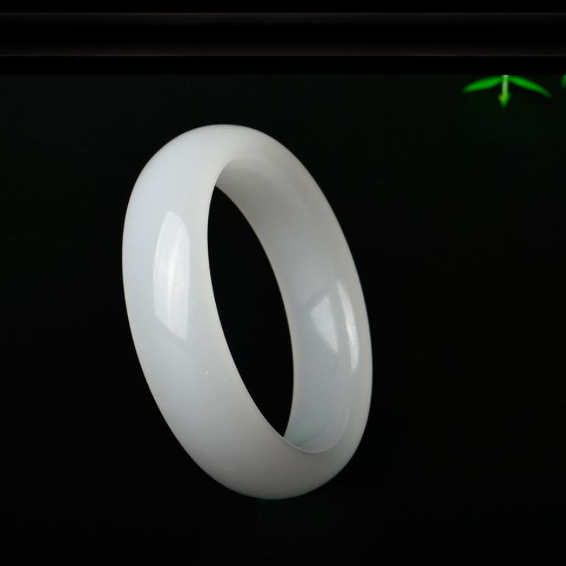 Bracelet en jade blanc naturel afghan, bijou tendance, breloque, émeraude, cadeau pour femme