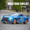 1/32 Scale Mustang Shelby GT500 Alloy Sports Car Model Diecast & Toy Vehicles Metal Car Model Simulation Collection Kids Toy Gift