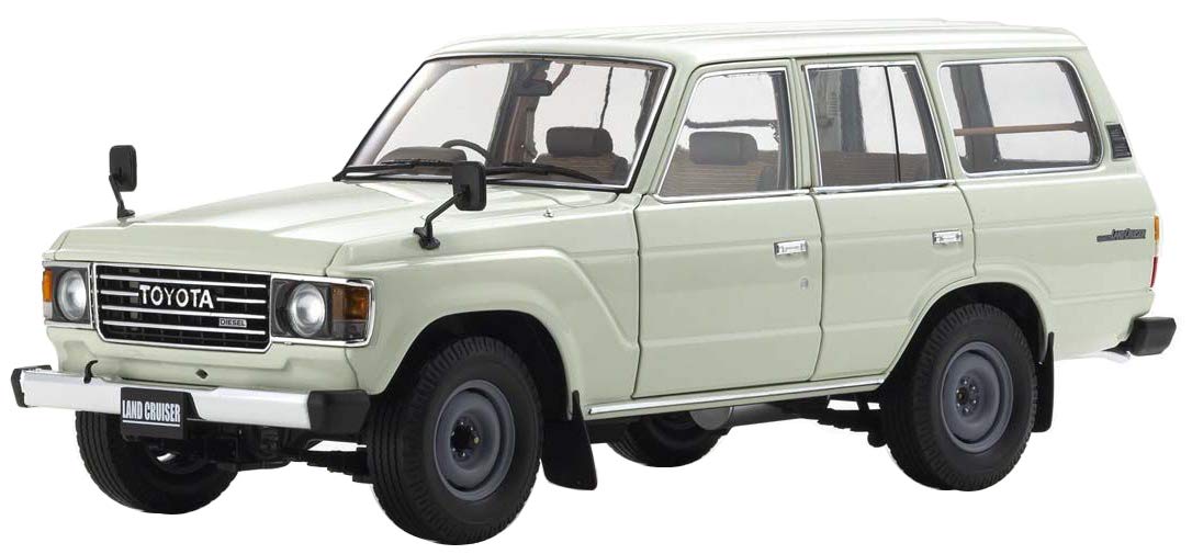 

Kyosho Original Toyota Land Cruiser 60 White Completed Product KS08956W 1/18