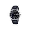 Standard Series Dress Series Trendy Casual Retro Classic Pointer Date Weekday Waterproof Quartz Movement Leather Strap MTP-V006L-1B2U