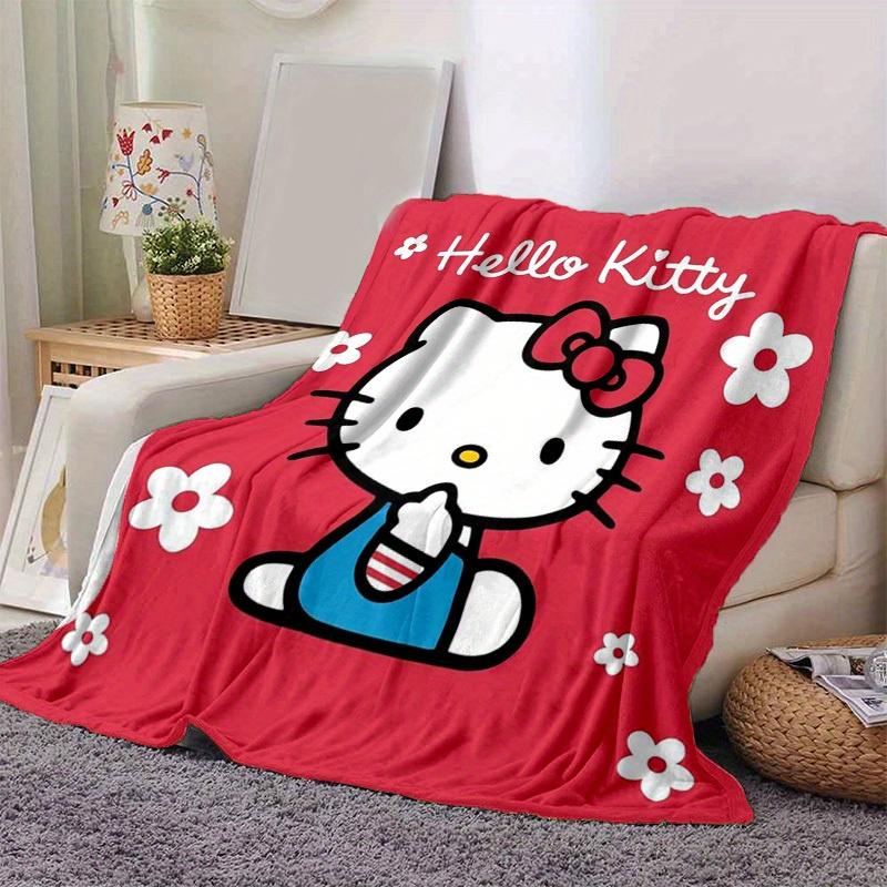 1pc. Hello Kitty Cute Cartoon Blanket - Perfect for Home, Office, Outdoor Use, Gift Idea, Suitable for All Seasonsz041706