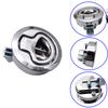 Round Flush Mount Hatch Plastic Handle Flush Marine Latch Cabinet Lift Pull Handle for RV Boat Deck Lock Stainless Steel Custom