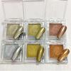 Gold Aurora Monochrome Nagelkunst Magischer Spiegelpuder