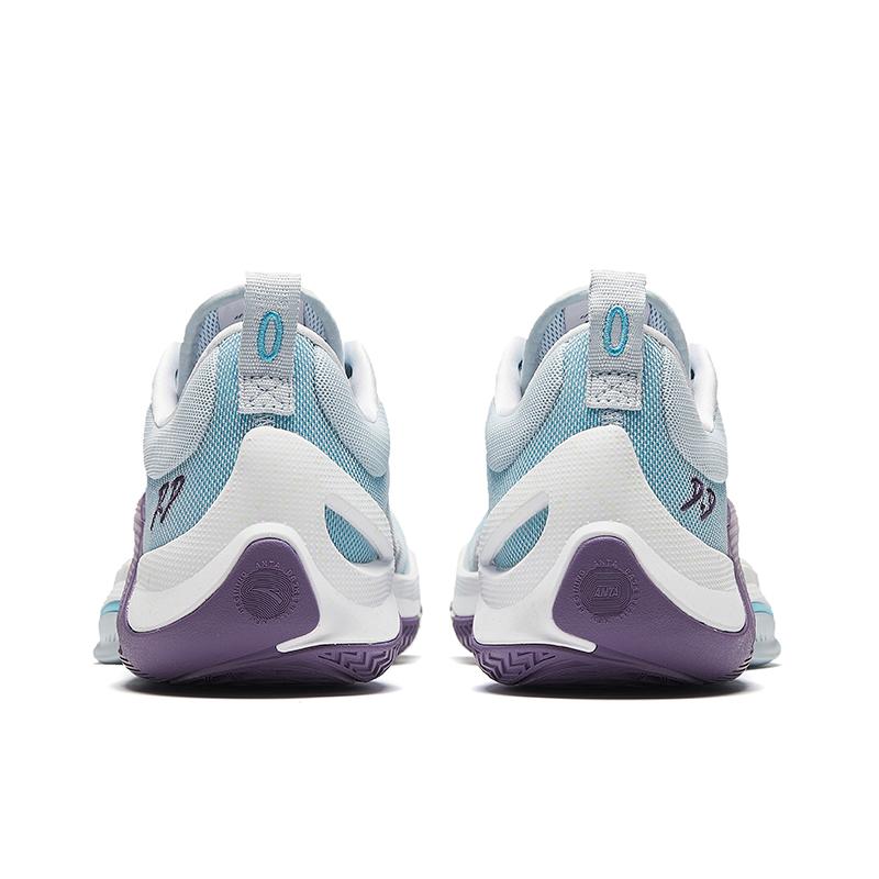 Anta Shunxi 1 MOP Nitrogen Technology Shock Absorption Durable Low-Top Basketball Shoes Men sneakers Fantasy-Blue 912411110Q-3