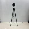 Floor Tripod Spotlight Lamp Theater Searchlight Metal With Wooden Tripod Decorative Full Mate Black