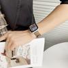 Curea compatibilă din piele pentru Apple Watch S10 - Model litchi, iWatch 9876, SE, Ultra