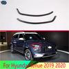 For Hyundai Venue     Car Accessories Carbon Fiber Style Headlamp Lamp Eyebrow Trim Molding