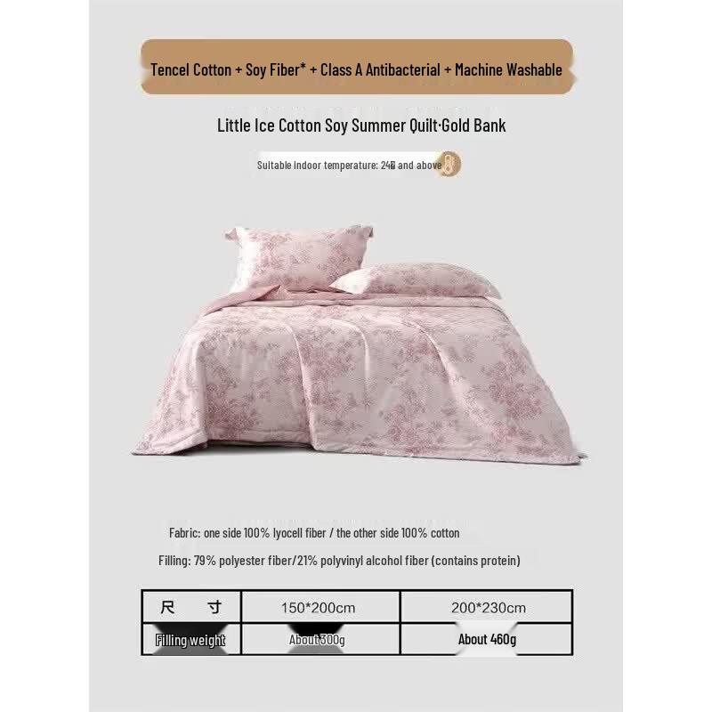 Soybean & Tencel Machine Washable Quilt