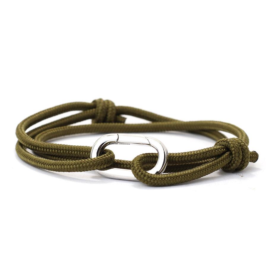 Noter New Mens Paracord Bracelet Spring Buckle Outdoor Adventure Hiking Braslet Adjustable Nautical Braclet Pulsera Hombre Joias