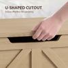 100L Storage Chest w/ Safety Hinge 80 x 40 x 45 cm Nature Wood