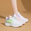 Women's Gradient Knit Sneakers Spring Lightweight Platform Athletic Shoes for Students,Breathable Casual Running Shoes