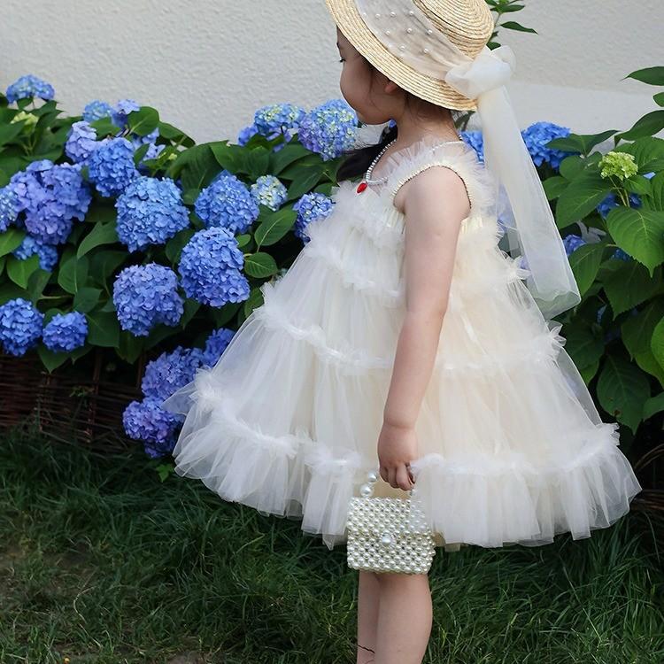 Adorable Fashionable Pearl Bag For Kids Modern Shoulder Purse With Breathable Fabric