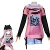 Akiyama Cosplay Mizuki Costume Hoodie Set Role Play Cos Outfit Women Polyester