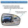 1PCS Replacement for Ford Fusion 2013- Car Side Heated Mirror Glass Rearview Mirror Lens Left /Right DS7Z17K707B DS7Z17K707F