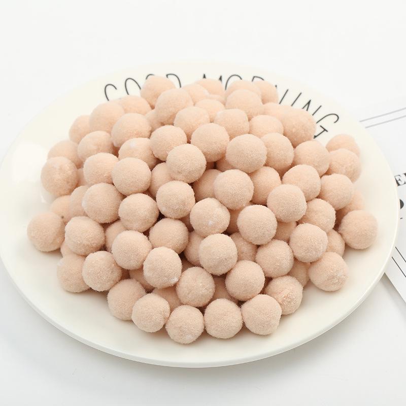In Stock: High Elasticity Fluffy Polyester Hairball for DIY Handmade Clothing Accessories