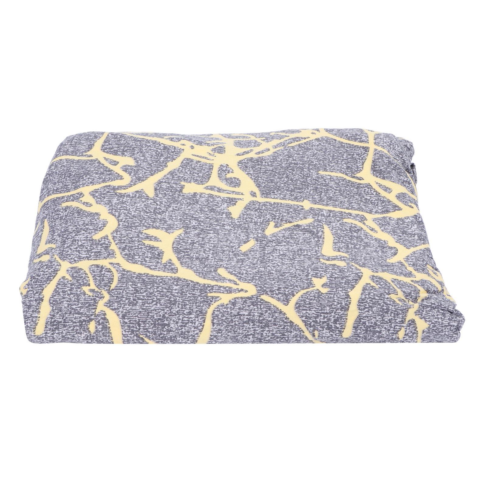 

Sofa Cover High Elastic Polyester Fiber Slipcover Sofa Protector Furniture Accessory Gray(4 Seater )