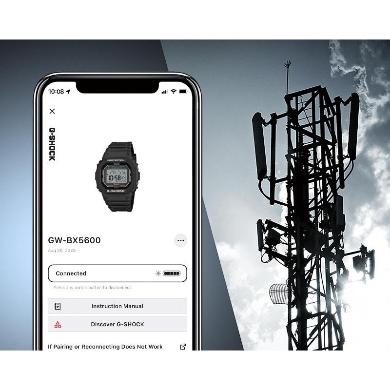 Casio Ceas bărbătesc G-SHOCK Rășină Rezistent la apă 200M Rezistent la șocuri Digital Cuarț GW-BX5600-1A1