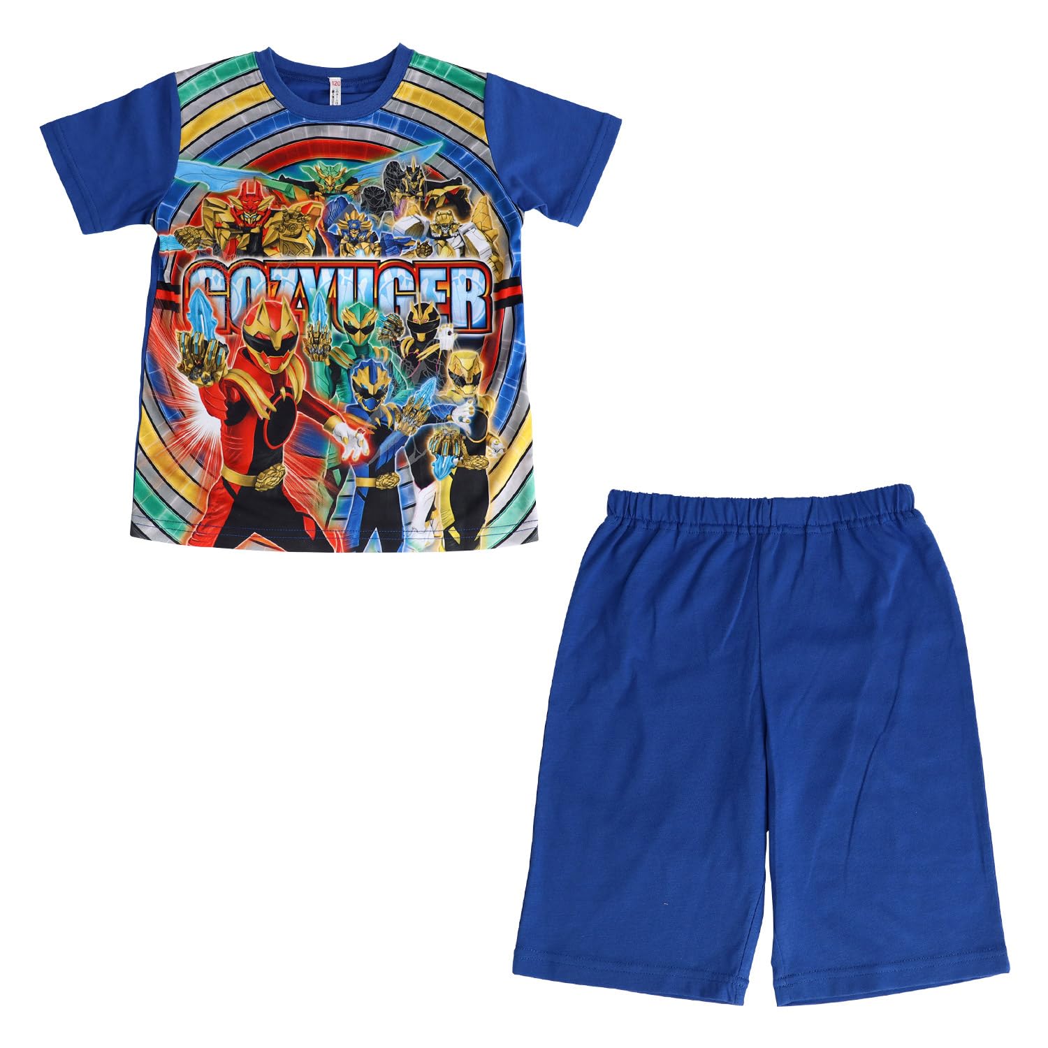 

Airin Pajama Set, Bandai Number One Sentai Gojuuger, Gives You Courage! Light-Up Pajamas (Sizes 100cm/110cm/120cm/130cm) Boys (Red/Blue) 572 Blue