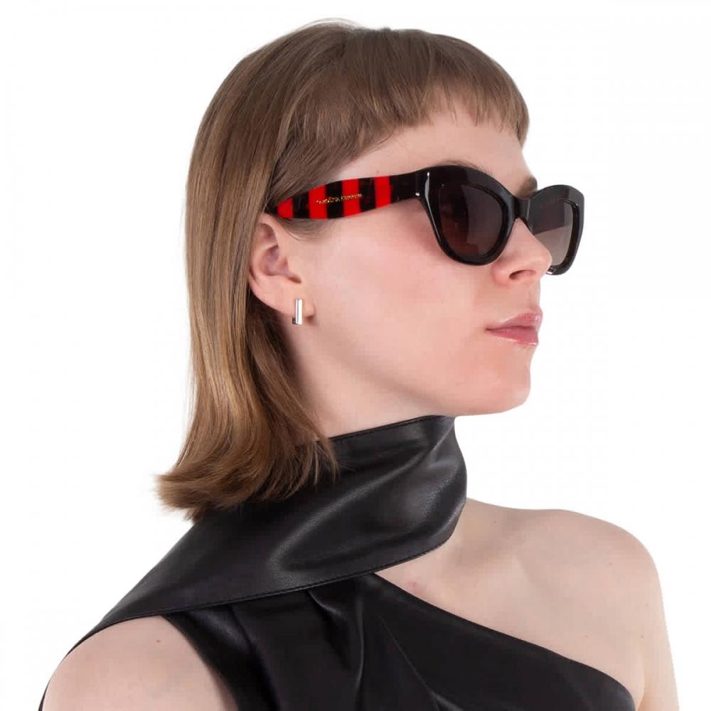 Carolina Herrera Bruin Verloop Kattenoog Dames Zonnebril Her 0086 S 0o63 Ha 51 Multi