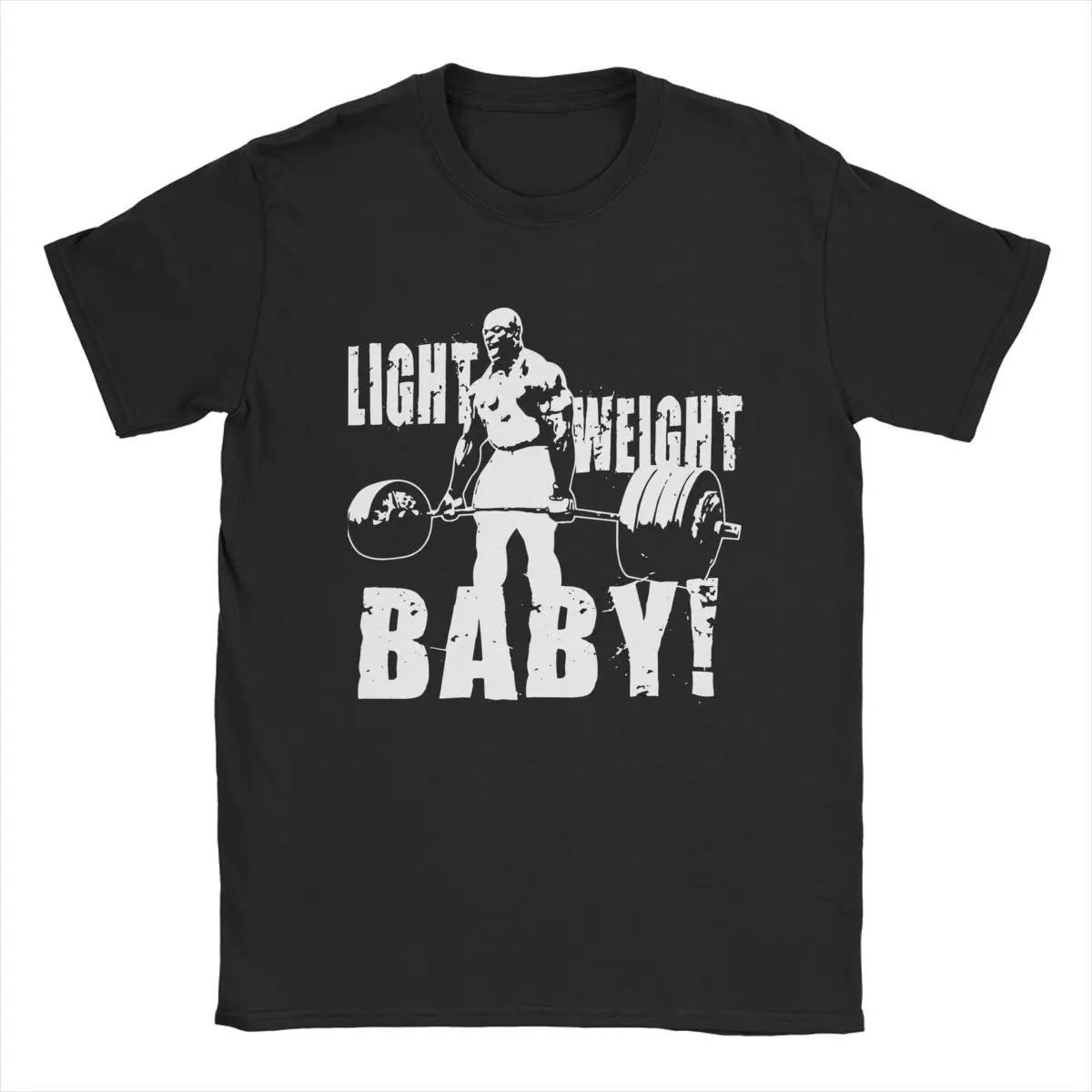 

Light Weight Ronnie Coleman Men s T Shirt Novelty Tees Short Sleeve Round Neck T-Shirts Pure Cotton Printing Clothing XXXXXL чёрный