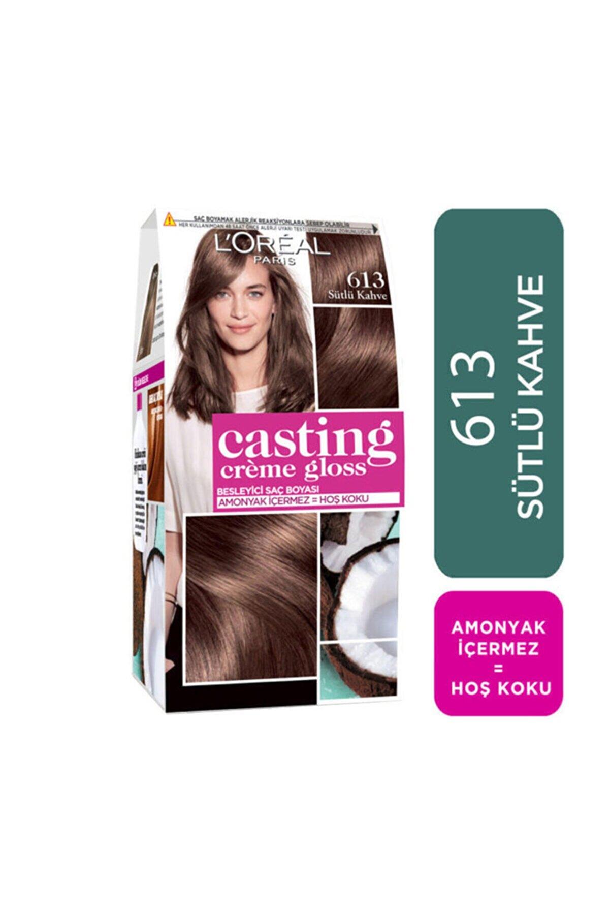 

Краска для волос L'Oreal Paris Casting Crème Gloss 613 Коричневый с молоком