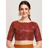 Indian Pakistani Designer Choli Women's Party Wear Ready Made Jacquard Blouse