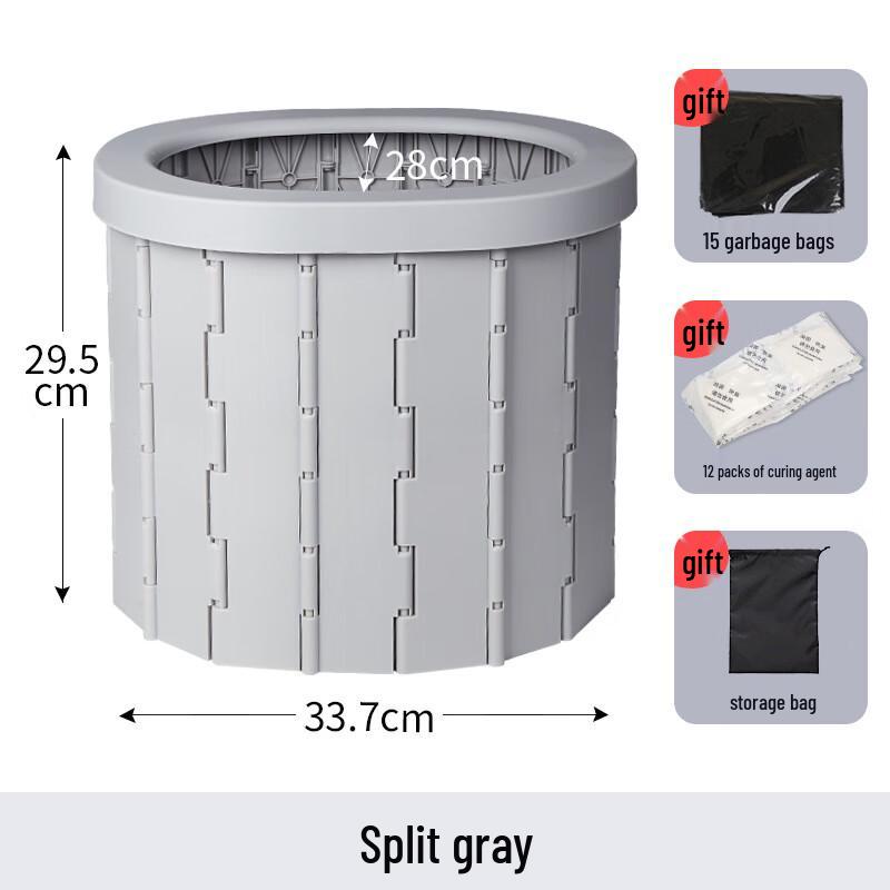 NuFeng Портативный складной автомобильный аварийный туалет