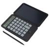 Calculator Writing Tablet 6.5in LCD Chargeable Portable Paperless Drawing Handwriting BoardBlack