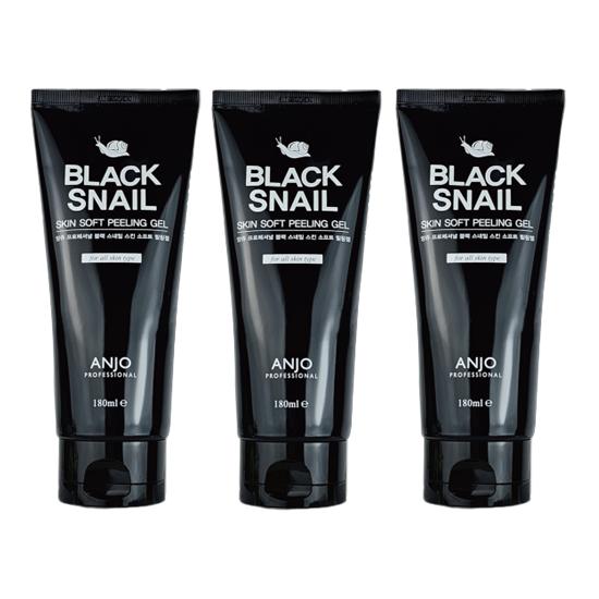 ANJO Black Snail Skin Soft Peeling Gel 180ml (3 Options)