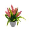 Plastic Artificial Lavender Bonsai Multicolor Faux Lavender Flower Potted Plant  Home Decoration