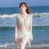 Temperament Goddess Women's Slimming Three-Piece Bikini Set - Conservative Tummy-Concealing Swimwear