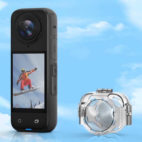 Camera Lens Protective Cover for Insta360 X4 Lightweight Quick-Clip Sports