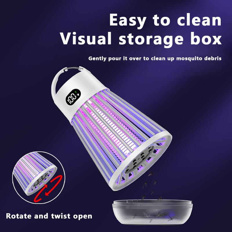 Electric Mosquito Lamp USB Charging Two-In-One Portable Mosquitoes Household Portable Outdoor Electric Shock Mosquito Killer