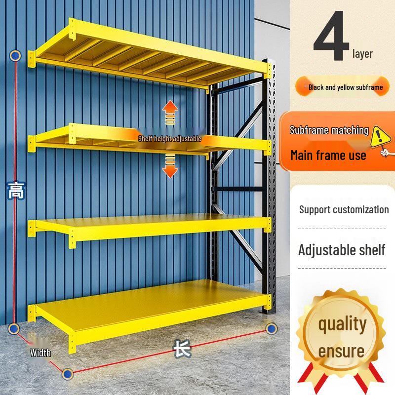 Heavy-Duty Multi-Layer Storage Racks for Commercial and Garage Use