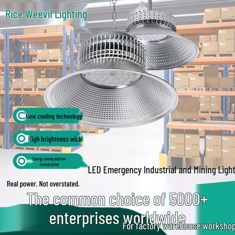 

Ultra-Bright High-Power LED Emergency Light for Industrial and Warehouse Ceilings 50cm Rod + Suction Cup (White Light)