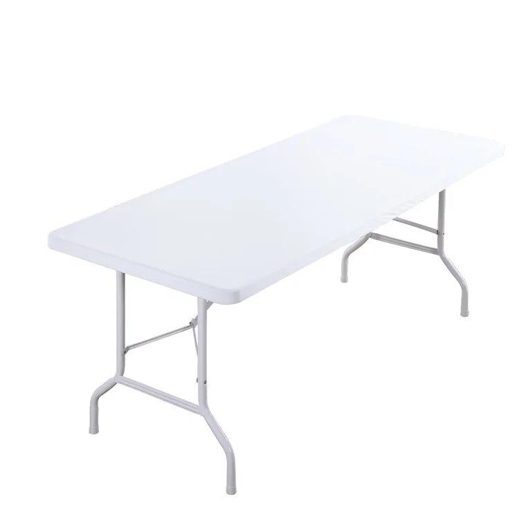 1pc Washable Rectangular Tablecloth for Outdoor Parties and Camping- Foldable, Elastic and Fitted - 4ft/6ft Size Fabric for Home