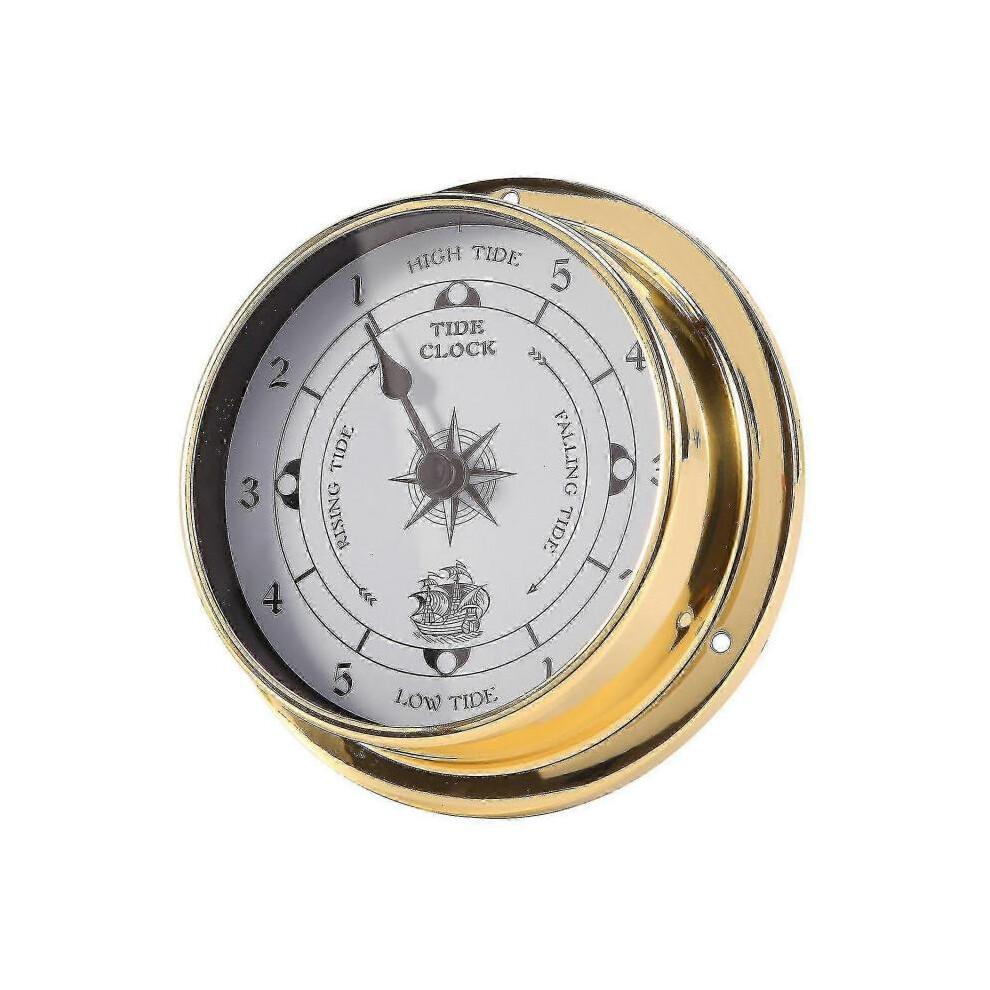 Tidal Clock, Tester Copper Shell Marine for , Wall Hanging Boat Using Tidal Clock, 115mm